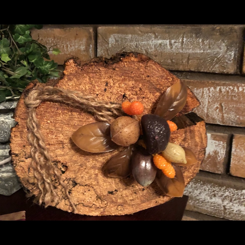 Handcrafted Wood Slice Fall Decor